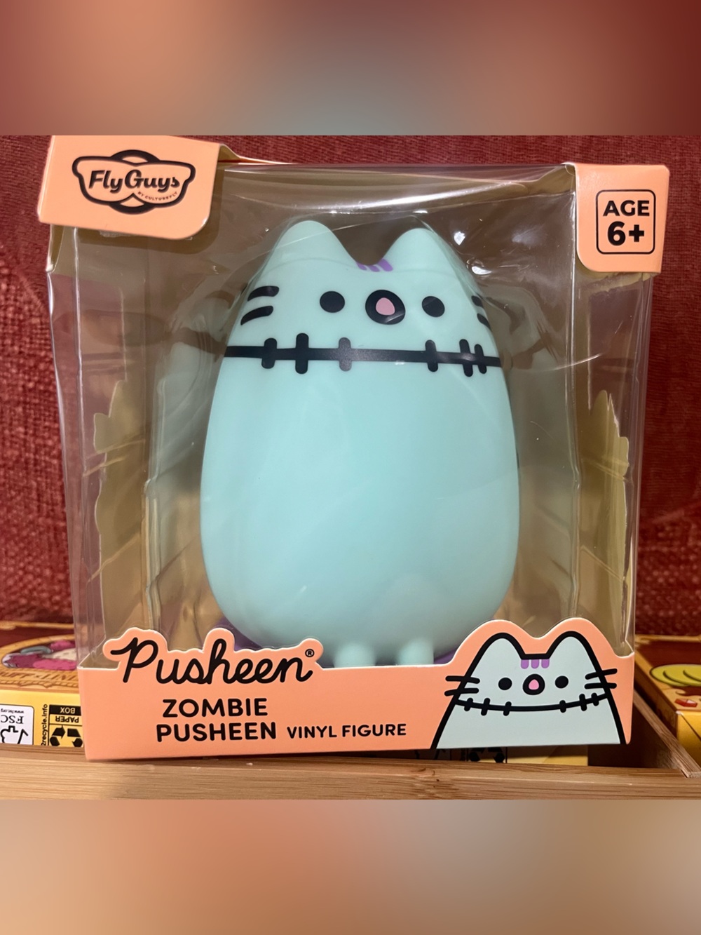 Pusheen Zombie Vinyl Figure - Mint Green Pusheen NEW NIB